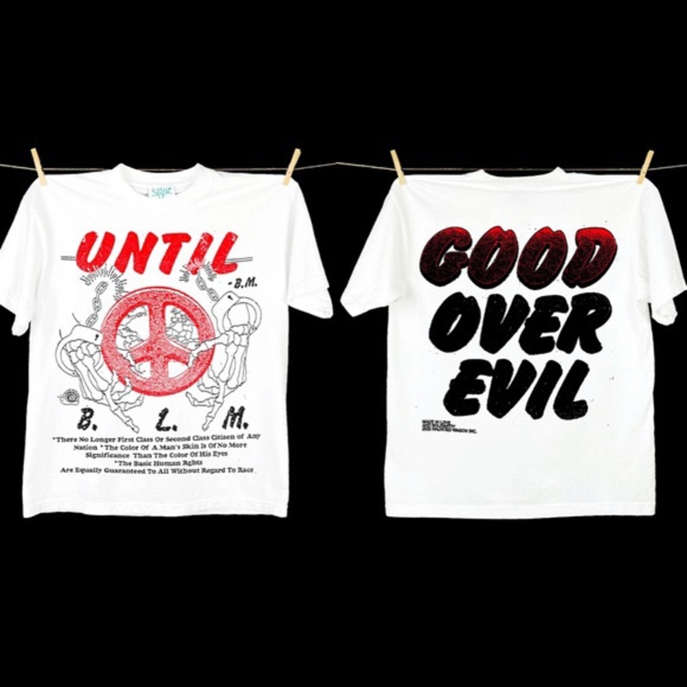 Online Ceramics Good Over Evil BLM Tee